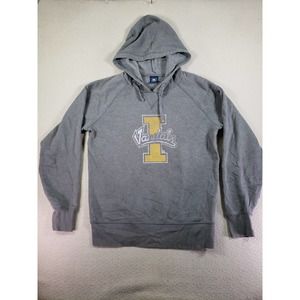 Outta Town Hoodie Men Small Gray Long Sleeve Cotton Blend Vandals I Print Casual